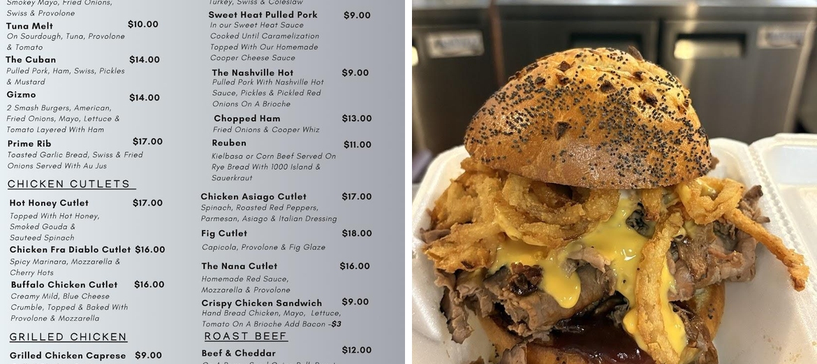 Philly Style Subs- Reading Menu
